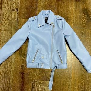 Girls Forever 21 fake leather jacket